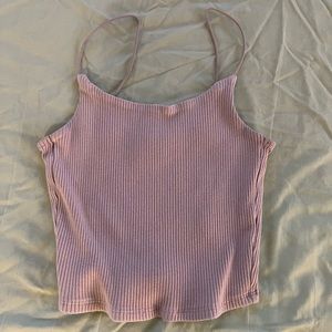 Garage Cropped Ribbed Tank